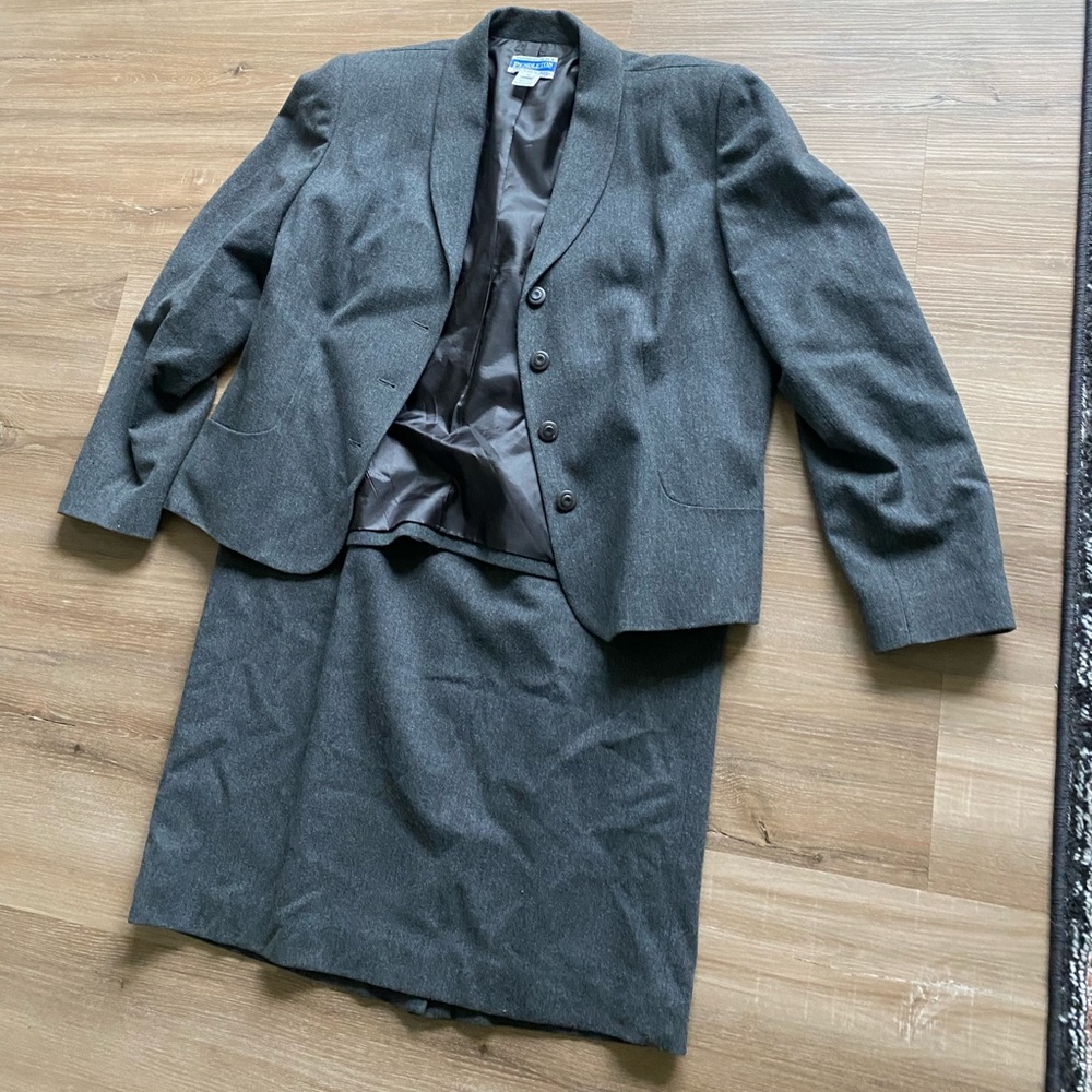 Born to be a Pendleton Suit Skirt Set